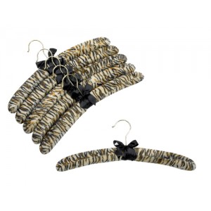 "Tiger Print" Padded Hanger