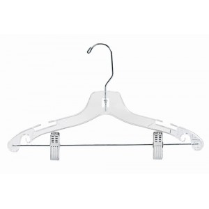 14" Childrens & Teens Plastic Suit Hanger